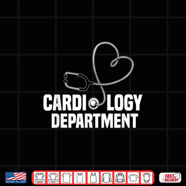 Design Cardiology Department Stethoscope Heart Surgeons Surgery Shirt