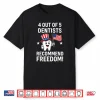 4 Out Of 5 Dentists Recommend Freedom Patriotic Shirt