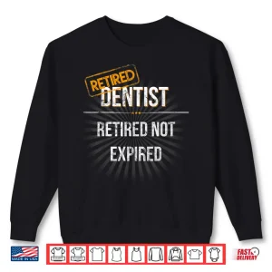 Sweatshirt Mens Retired Dentist Retirement Christmas Gift For Dentists Shirt