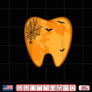 Design Dental Halloween Tooth Spooky Dentist Costume Gift Shirt