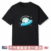 Dentists Funny Tooth Flying A Space Ship Through Galaxy Shirt