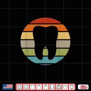 Design Dentist Teeth Dental Hygienist Orthodontist Retro Vintage Shirt