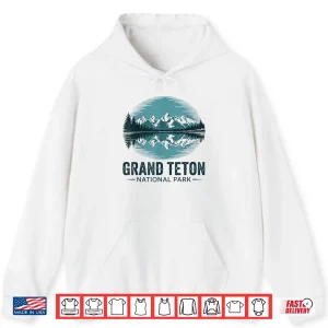 Hoodie Grand Teton National Park Retro Outdoor Us National Park Shirt