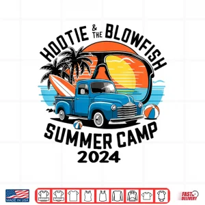 Design Hootie The Puffer Fish Summer 2024 Camping Adventure Shirt