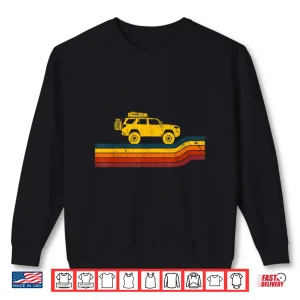 Sweatshirt Overland Atlas Retro Runner Tracks 4X4 Offload Camping Shirt