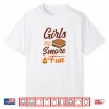 Camping Girls Have S’More Fun Campfire Marshmallow Shirt