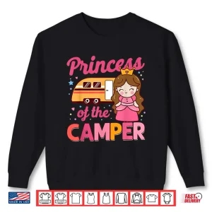 Sweatshirt Cute Camping Princess Camper Motorhome Family Campervan Girl Shirt