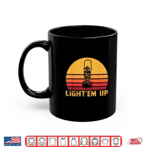 Mug Eighties Camping Light Them Lantern Shirt