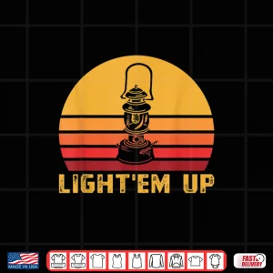 Design Eighties Camping Light Them Lantern Shirt