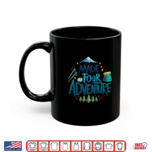 Mug Kids Made Four Adventure 4Th Birthday Party Camping Kids 4 Shirt