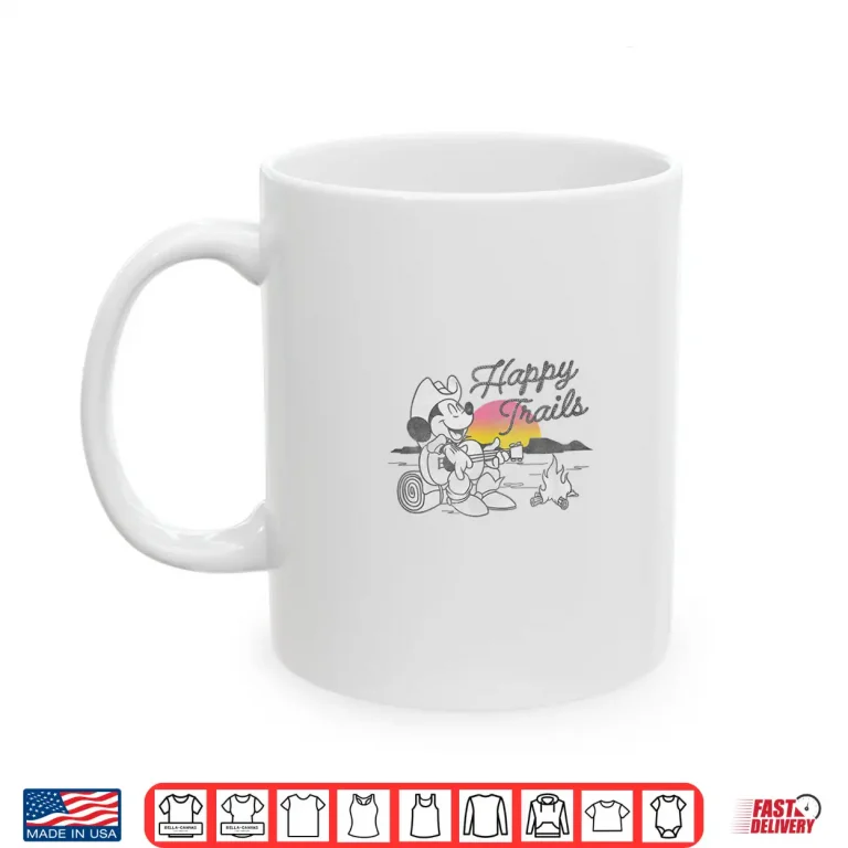 Mug Disney Mickey Happy Trails Color Pop Sunset Camping Shirt