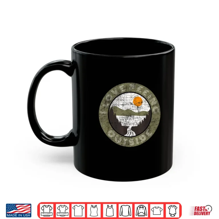 Mug Hilarious Camping Hiking Lover Meme I Love Peeing Outside Shirt