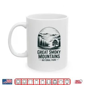 Mug Great Smoky Mountains National Park Retro National Park Shirt