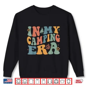 Sweatshirt In My Camping Era Happy Camper Camping Trip Men Women Kids Shirt