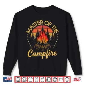 Sweatshirt Master Of The Campfire Vintage Camping Lovers Shirt