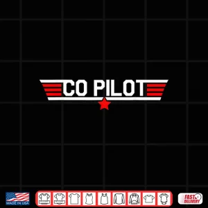 Design Rv Co Pilot Funny Camper Motorhome Camping Matching Gift Shirt