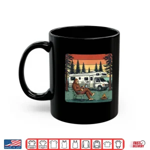 Mug Vintage Camping Motorhome Rv Bigfoot Adventure Shirt