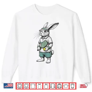 Sweatshirt Bunny Pickleball Player Easter Day For Boys Men Kids Shirt
