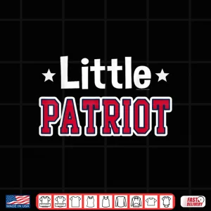 Design Little Patriot Cute Star Shape Boys Girls Kids Shirt