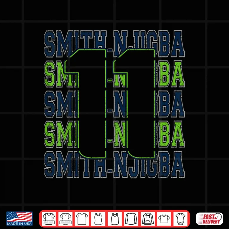 Design Vintage Smith Distressed Njigba Jsn Sports Spirit Name No.11 Shirt