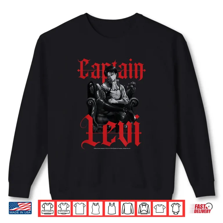 Attack On Titan Captain Levi Shirt 1 Sweatshirt Attack On Titan Captain Levi Shirt