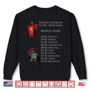 Sweatshirt Ancient Roman History Spqr Scipio Africanus World Tour Shirt