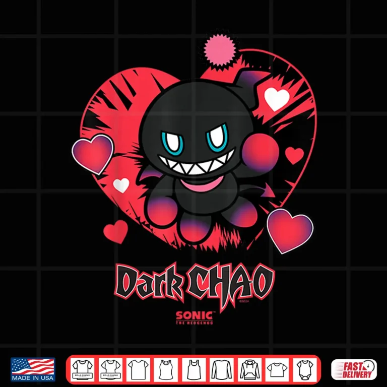 Design Sonic The Hedgehog Dark Chao ValentineS Day Shirt