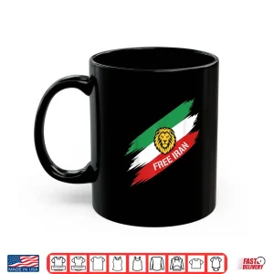 Mug Free Iran Lion Flag Support Iranian Pride Shirt