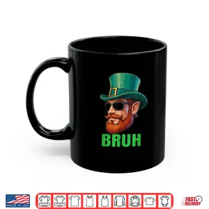 Mug Funny Leprechaun Bruh St Patricks Day For Mens Boys Teens Shirt