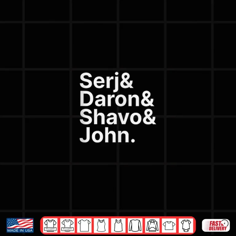 Design Serj Daron Shavo John Ampersand Shirt