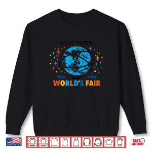 Sweatshirt Vintage 1964 Worlds Fair Retro Travel Poster Old Schools Nyc Shirt