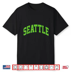 Vintage Seattle School Spirit Go Seattle Love Shirt