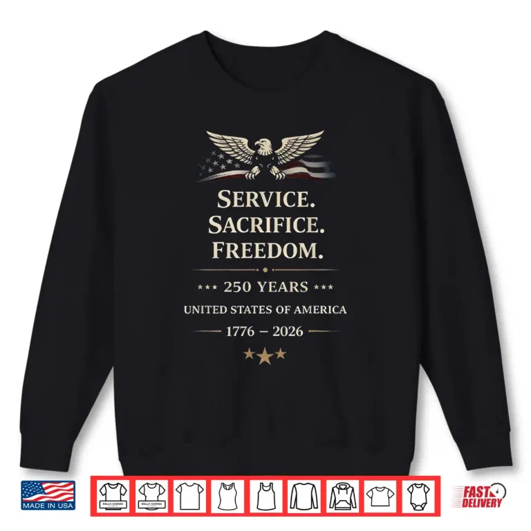 Sweatshirt Usa 250Th Anniversary Veterans Military 4Th Of July Shirt Shirt