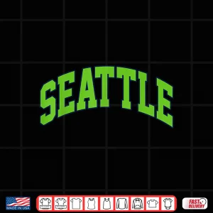 Design Vintage Seattle School Spirit Go Seattle Love Shirt