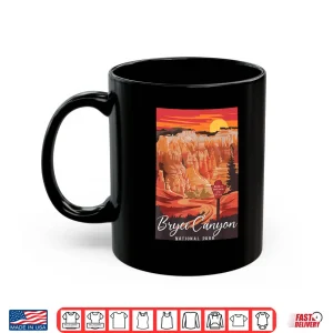 Mug Bryce Canyon Us State Utah Vintage Camping National Park Shirt