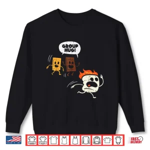 Sweatshirt Camping Group Hug Smores Funny Marshmallow Men Women Kids Shirt