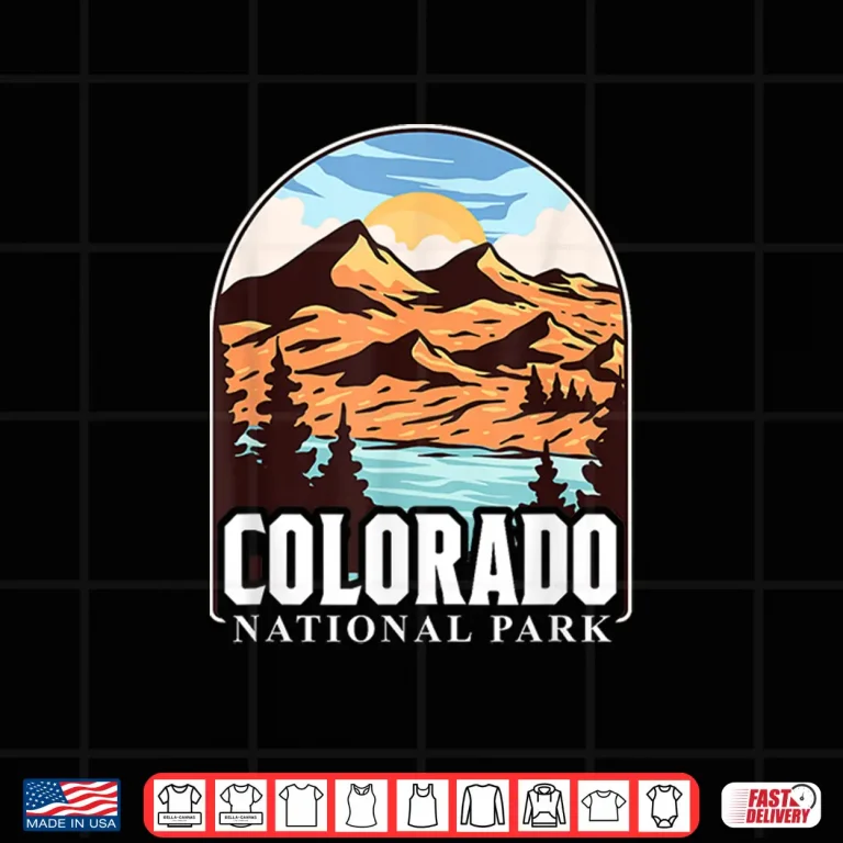 Design Colorado National Park Hiking Camping Nature Outdoor Shirt