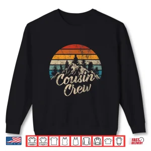 Sweatshirt Cousin Crew Camping Outdoor Sunset Summer Camp Shirt
