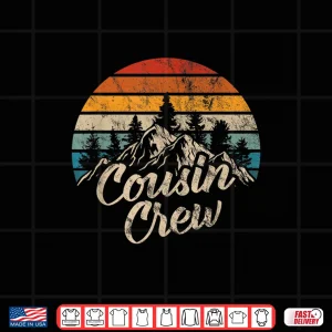 Design Cousin Crew Camping Outdoor Sunset Summer Camp Shirt