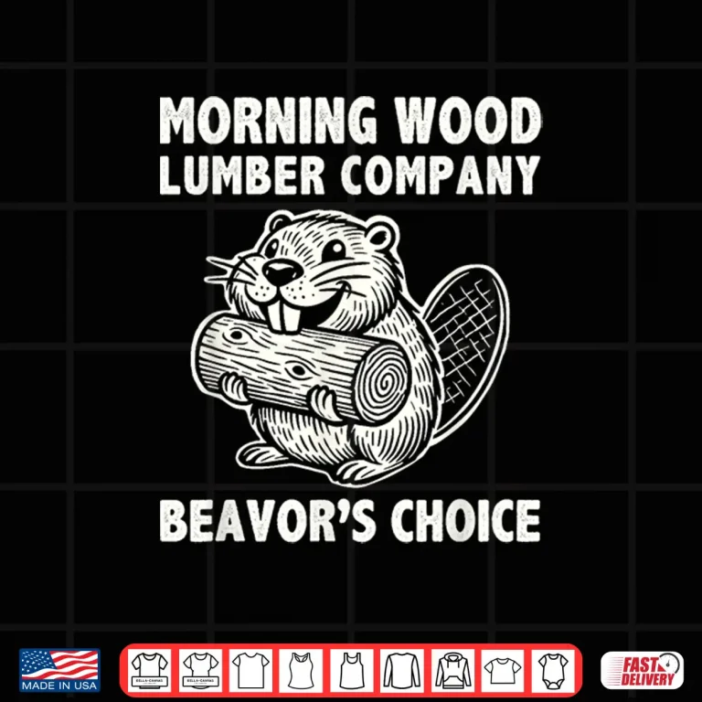 Design Morning Wood Lumber Company Funny Camping Men Lumberjack Shirt