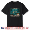 Retro Fire Swamp National Park Camping Hiking Mountain Shirt