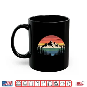 Mug Outdoor Wildlife Nature Mountain Trees Vintage Landscape Shirt