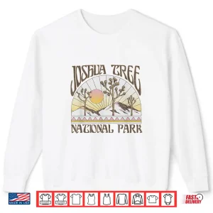 Sweatshirt Vintage Joshua Tree National Park Retro Outdoor Camping Hike Shirt