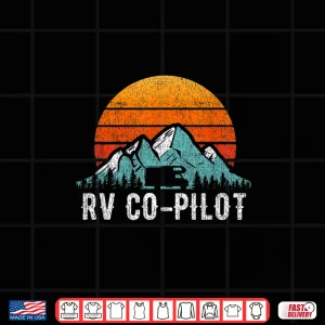 Design Rv Co Pilot Shirt Motorhome Travel Vacation Gift Shirt
