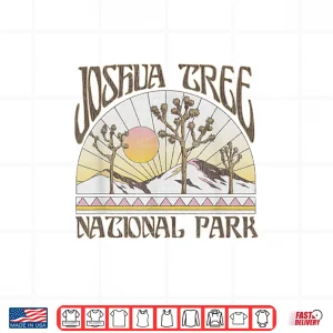 Design Vintage Joshua Tree National Park Retro Outdoor Camping Hike Shirt
