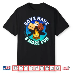 Boys Have S’More Fun Weekend Clamping Boys Shirt