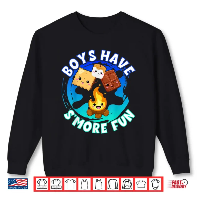 Sweatshirt Boys Have SMore Fun Weekend Clamping Boys Shirt