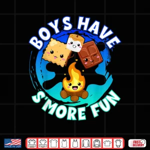 Design Boys Have SMore Fun Weekend Clamping Boys Shirt