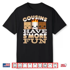 Family Camping Shirts For Kids Cousins Have S’More Fun Shirt