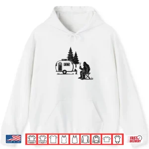 Hoodie Camping Motorhome Rv Bigfoot Lover Adventure Nature Outdoor Shirt